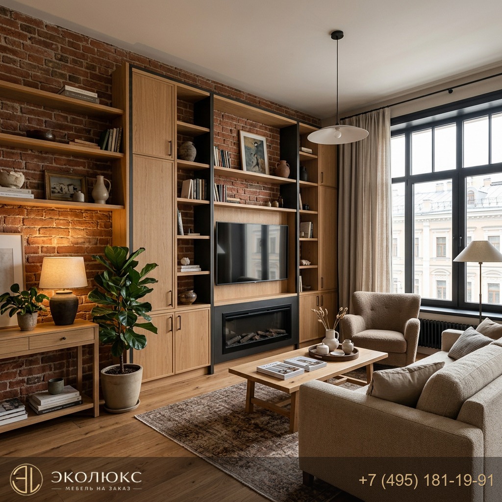 Мебель для кирпичного дома